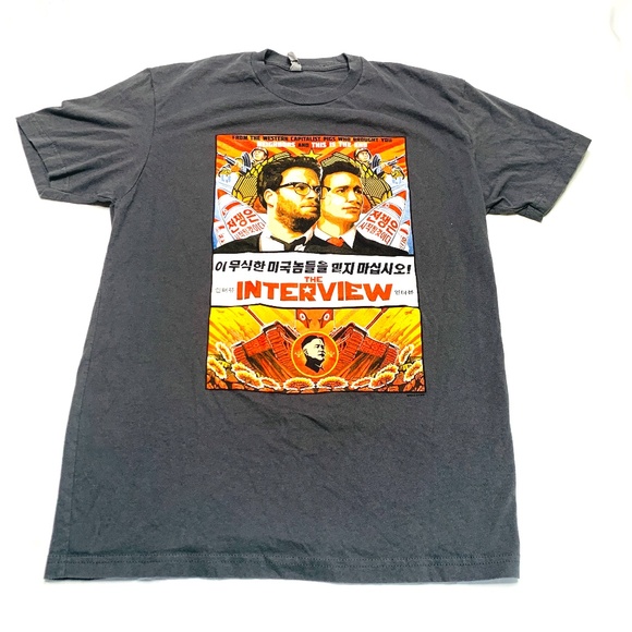 Men's T-shirt The Interview Size Medium Vintage - Picture 1 of 6